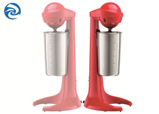 Paslanmaz Çelik Çift Kafa Milk Shake Makinesi 23000rpm 100W Ev Elektrikli