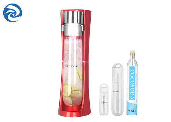 500ml 1000ml Kabarcık Su Makinesi Kırmızı Ticari
