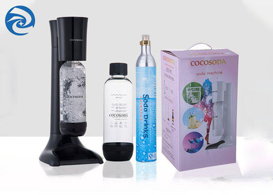Siyah 360g Soda Kabarcık Su Makinesi Tam Otomatik