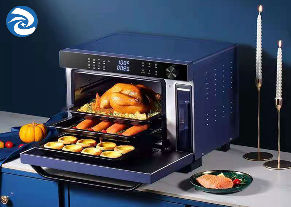 32L Otomatik Tost Makinesi ve Tost Makinesi Fırınları 2100W Havada Kızartma