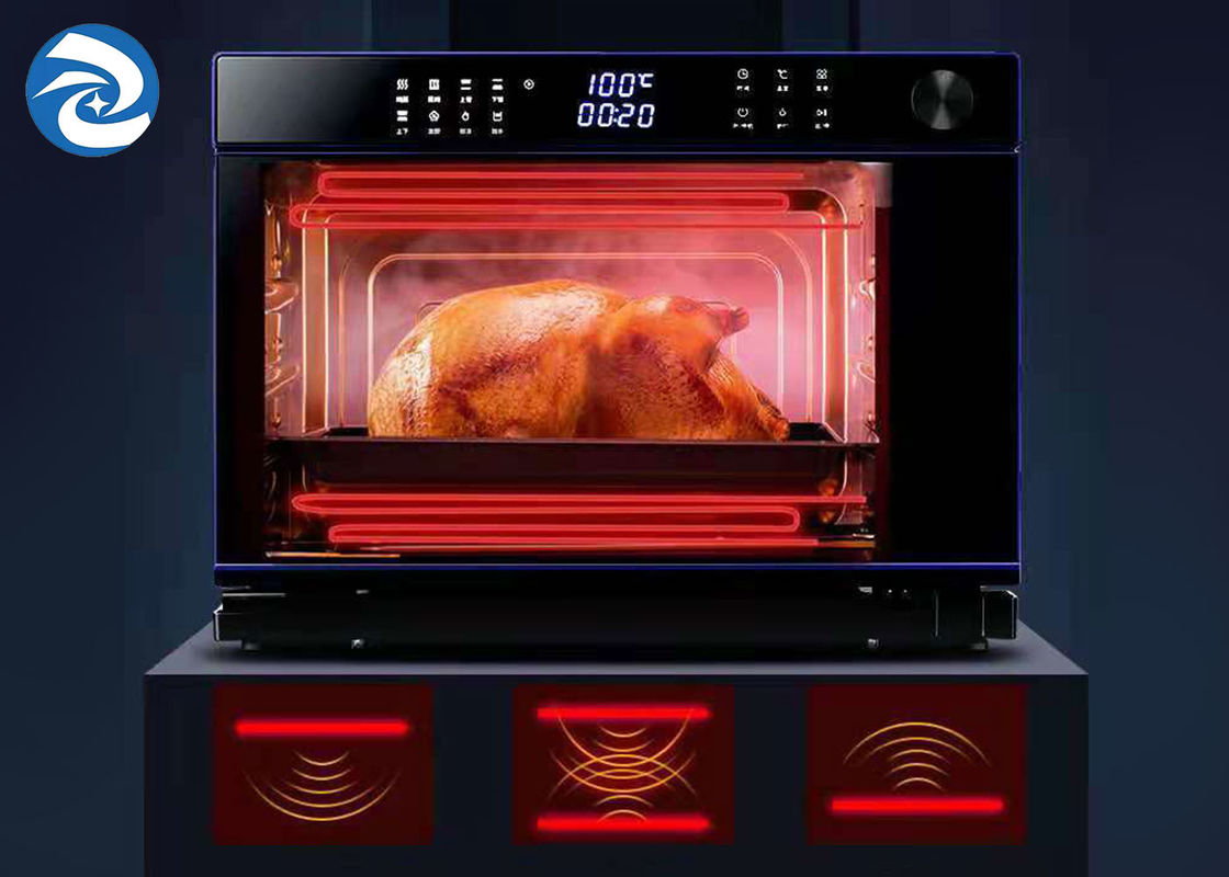 32L Otomatik Tost Makinesi ve Tost Makinesi Fırınları 2100W Havada Kızartma