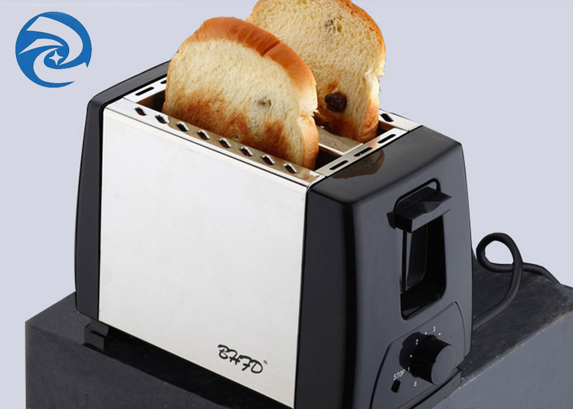 220V 750W Ekmek Kızartma Makinesi 2 Dilim Paslanmaz Çelik 6 Hız