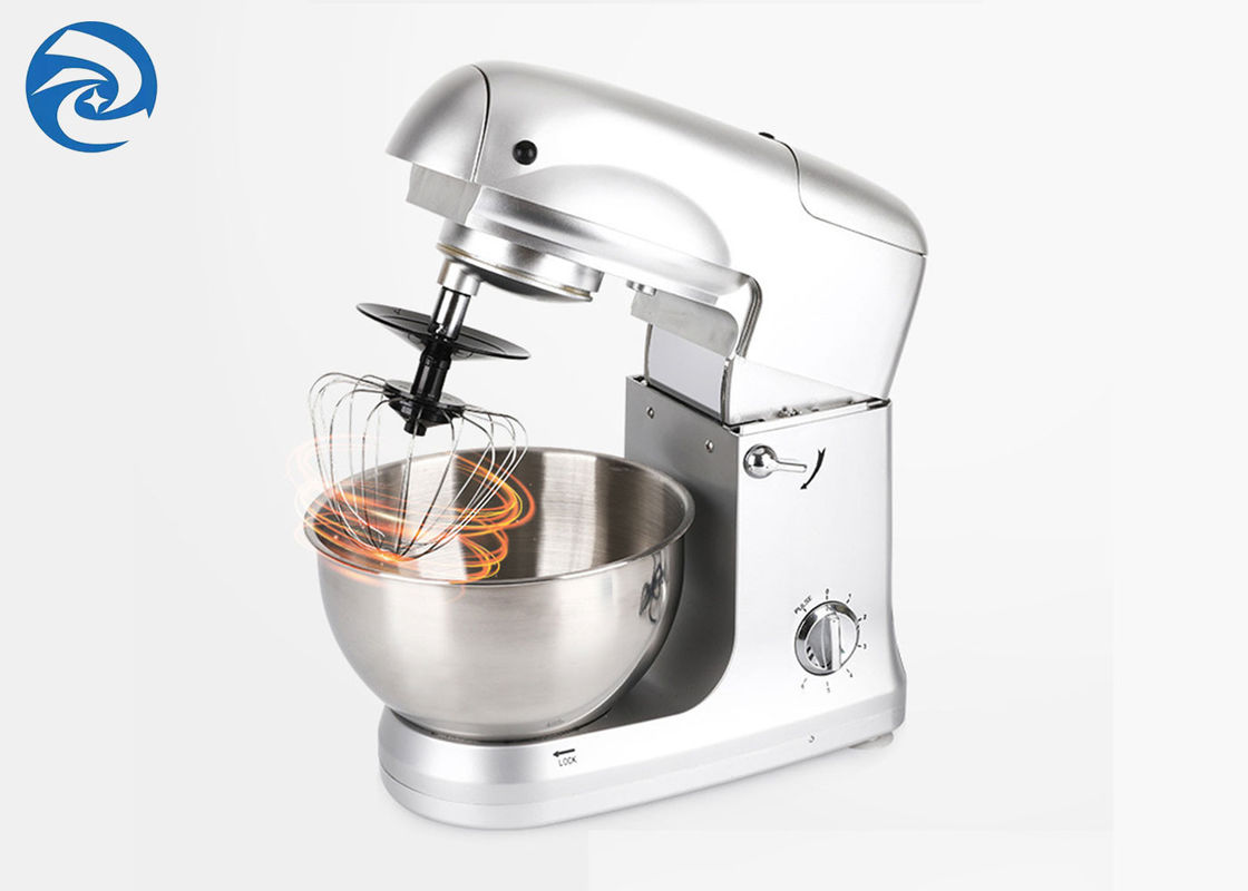 Silver 1000W Standlı Mikserler 5 Quart Paslanmaz Çelik 5 Litre