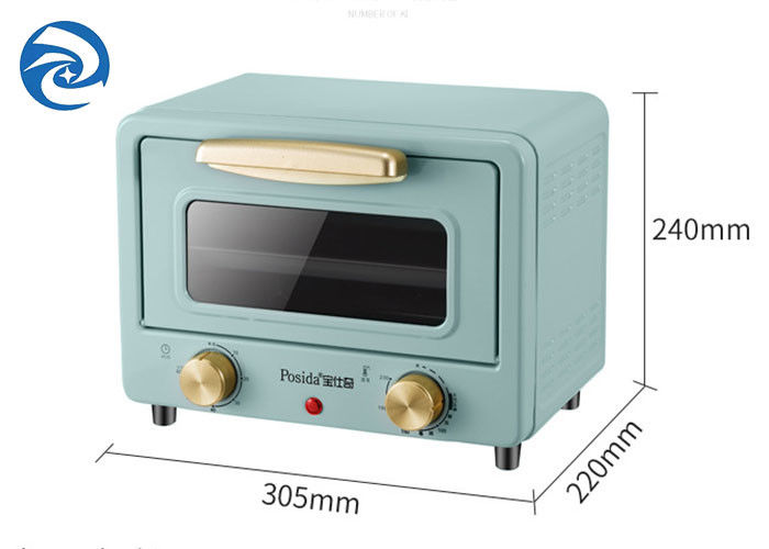 10L Pişirme Çok Fonksiyonlu Tost Makinesi Fırın 750W 10.5 Quart
