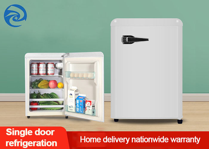 75L 90L 118L Retro Beyaz Donduruculu Mini Buzdolabı 2.6 Cu Ft