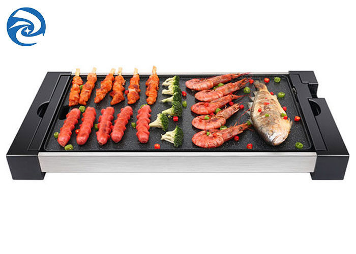 1800W Dumansız Elektrikli Barbekü Izgarası 110V 220V 625x316x65mm
