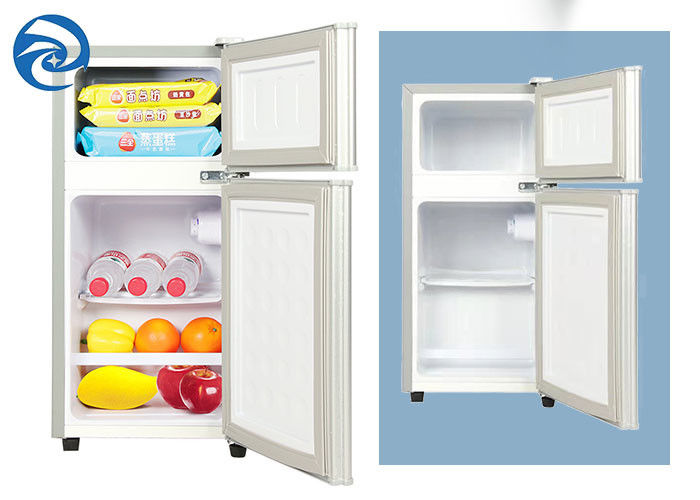 Çift Kapılı Level 1 Retro Mini Buzdolabı 220V Doğrudan Soğutma