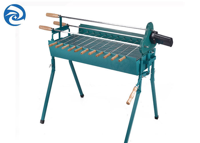 Açık Taşınabilir Katlanır Barbekü Izgara 110×34cmx81cm Et Şişleri