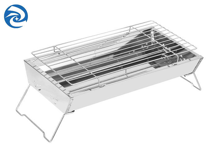 SS403 Portatif Paslanmaz Çelik Izgara 17.7''x9''x2.4'' 2 ila 4 kişi