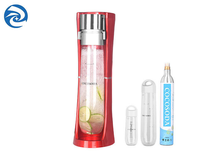 500ml 1000ml Kabarcık Su Makinesi Kırmızı Ticari